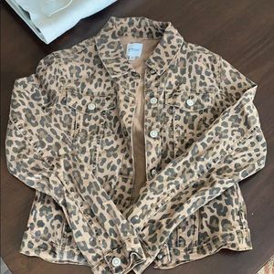 Leopard Jean Jacket